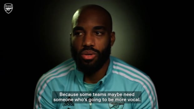 Lacazette on Arsenal leadership